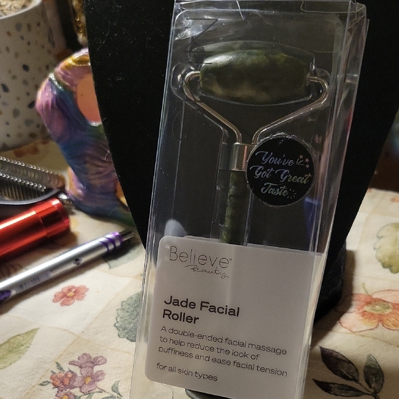 Other - Jade Facial Roller - Green - NWOT, Bundle Add-On Only